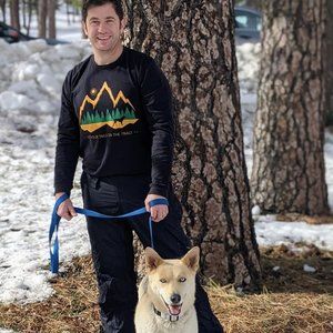 Fetch The Sun Long Sleeve Hiking Shirt | Black, Adult Unisex Men's & Women's